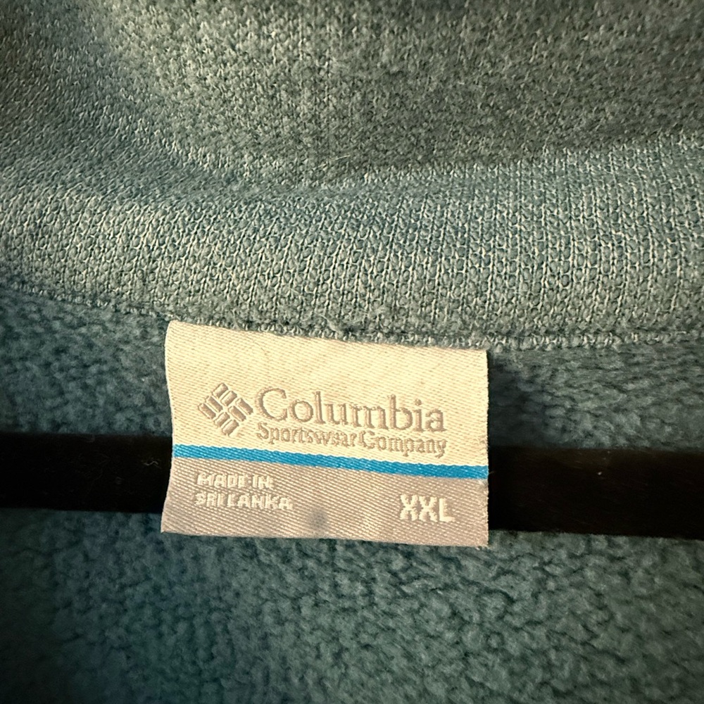 Columbia Teal Fleece Pullover - Picture 2 of 3